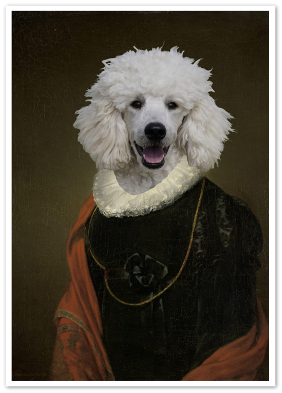 Marie Antoinette - Custom Pet Portrait