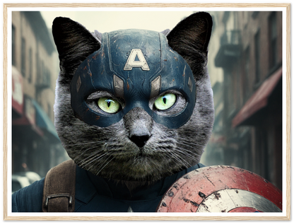 Captain America - Custom Pet Portrait