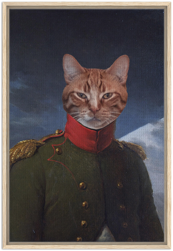 Napoleon - The Field Marshal - Custom Pet Canvas