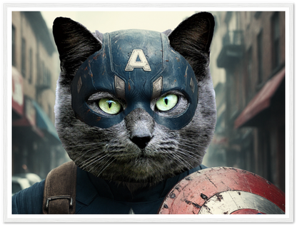 Captain America - Custom Pet Portrait