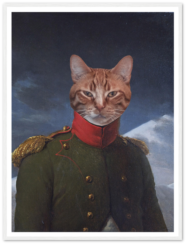 Napoleon - The Field Marshal - Custom Pet Portrait