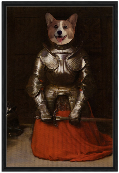 The Knight - Custom Pet Canvas