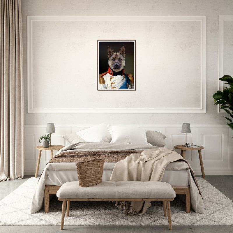 Napoleon - The Regal Commander - Custom Pet Portrait