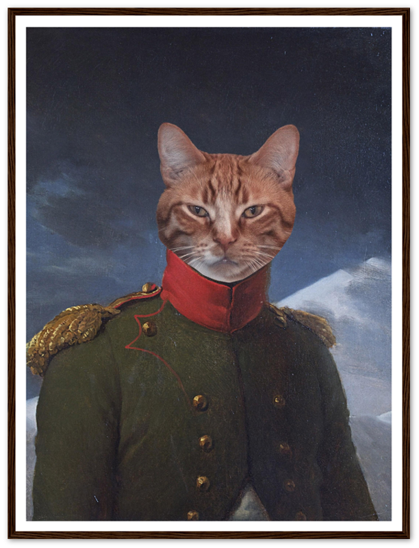 Napoleon - The Field Marshal - Custom Pet Portrait