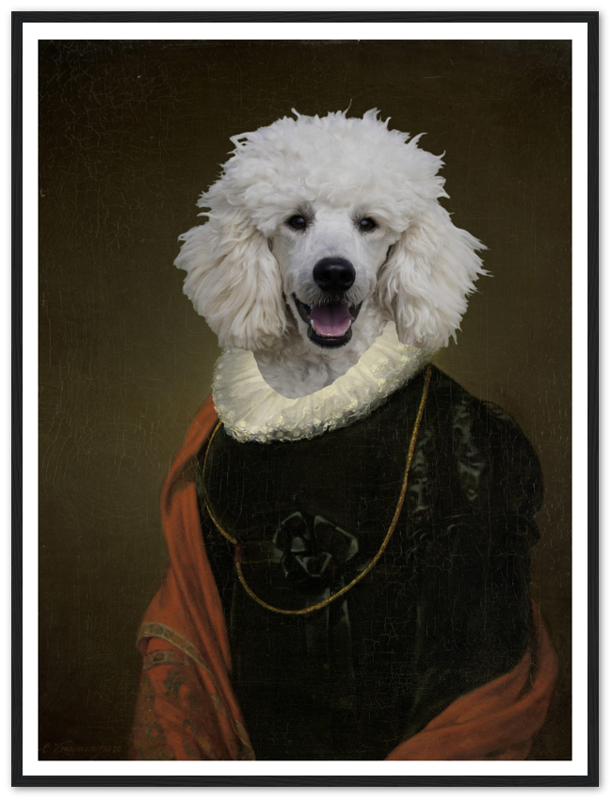 Marie Antoinette - Custom Pet Portrait