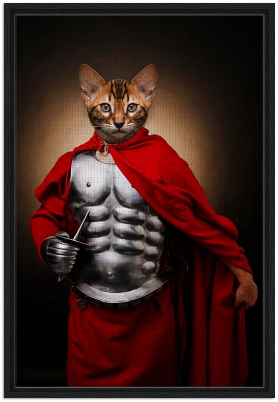 Roman Warrior - Custom Pet Canvas