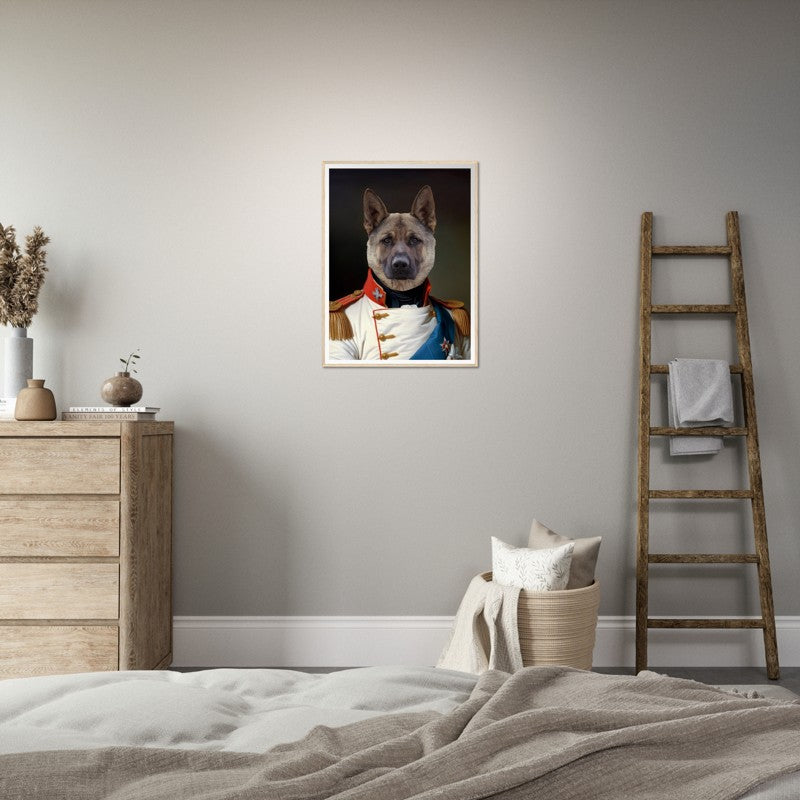 Napoleon - The Regal Commander - Custom Pet Portrait