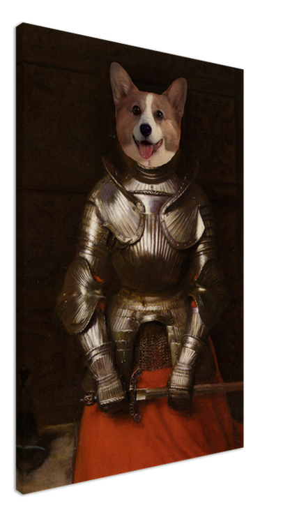 The Knight - Custom Pet Canvas