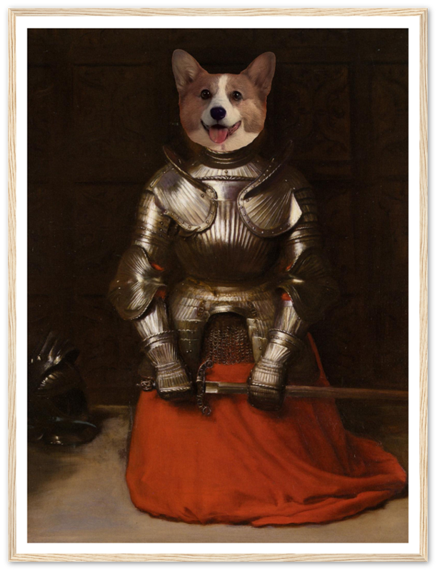 The Knight - Custom Pet Portrait