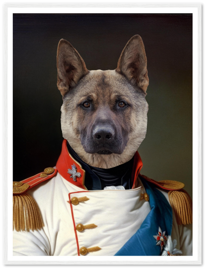 Napoleon - The Regal Commander - Custom Pet Portrait