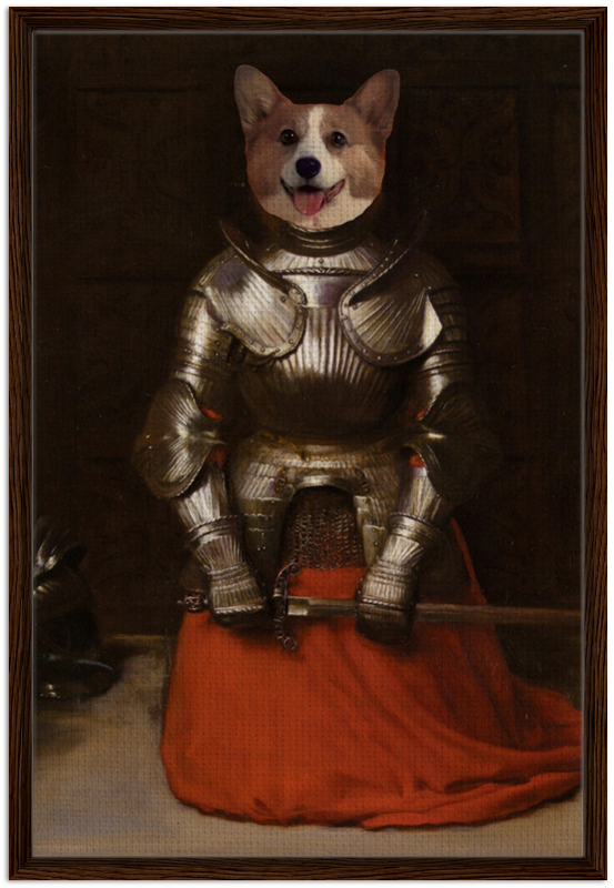 The Knight - Custom Pet Canvas