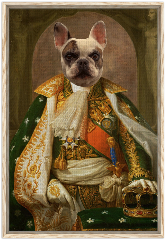 Napoleon - The Emperor's Throne - Custom Pet Canvas