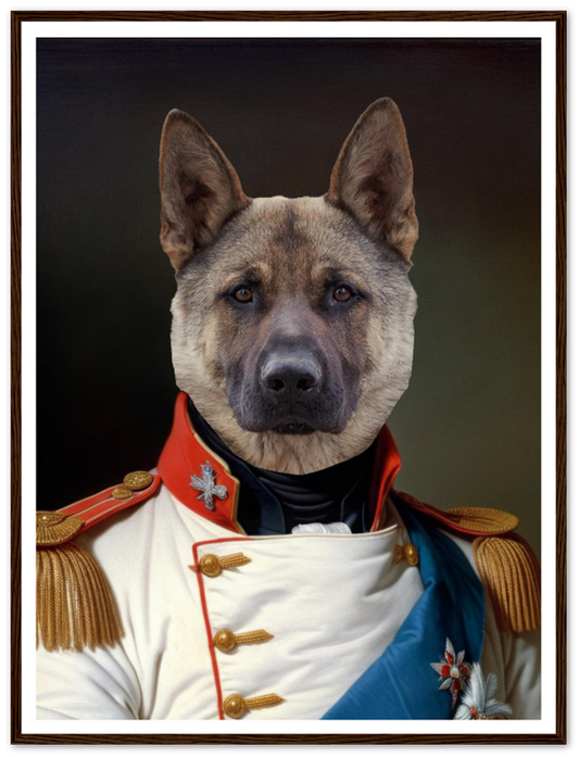 Napoleon - The Regal Commander - Custom Pet Portrait