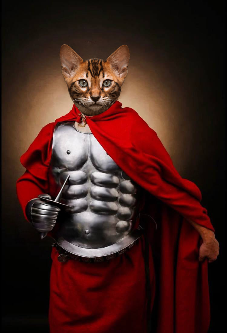 Roman Warrior - Custom Pet Canvas