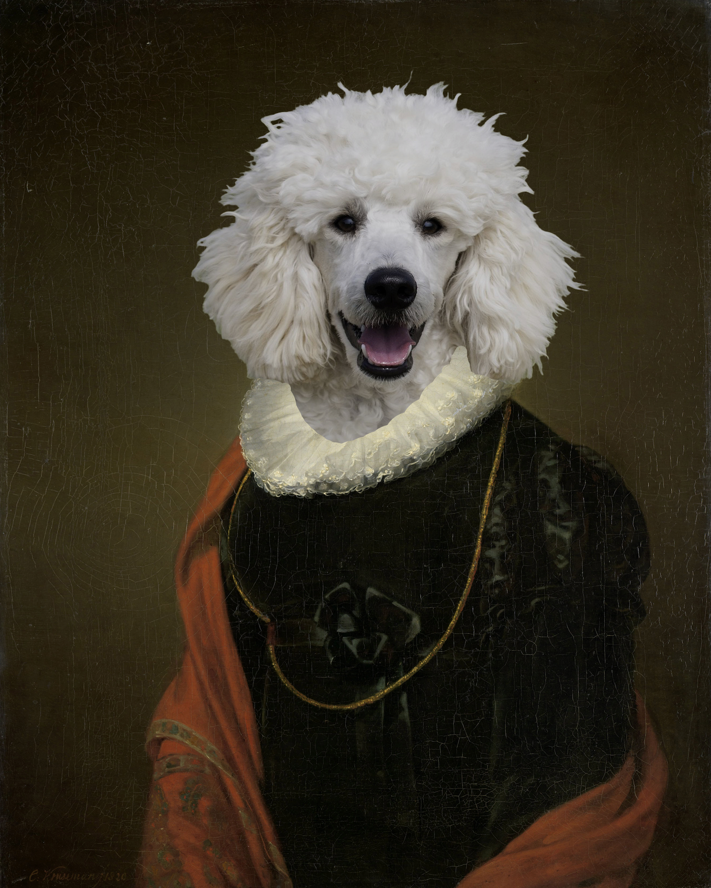 Marie Antoinette - Custom Pet Canvas