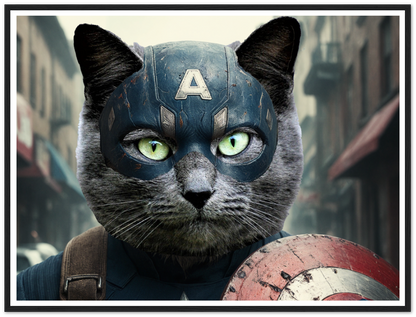 Captain America - Custom Pet Portrait