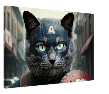 Captain America - Custom Pet Canvas