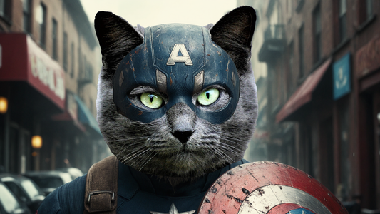 Captain America - Custom Pet Canvas