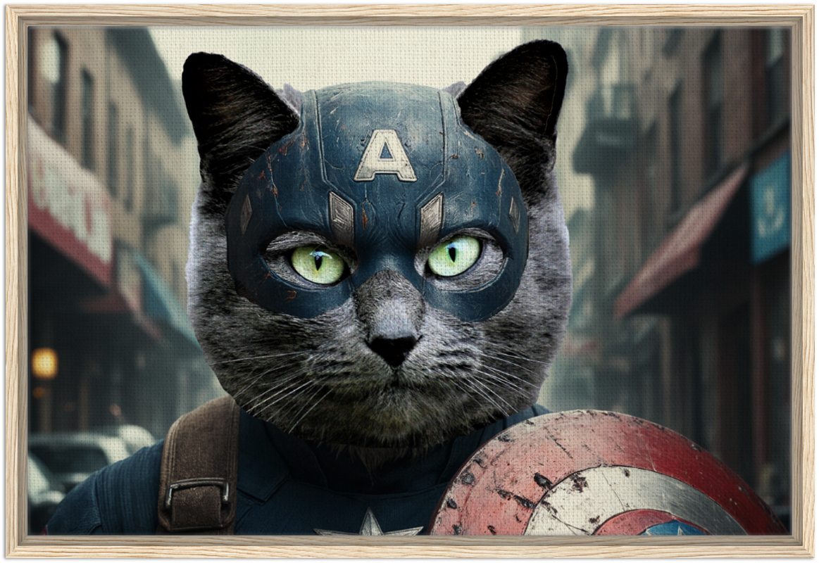 Captain America - Custom Pet Canvas