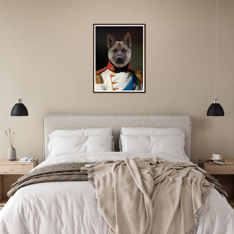 Napoleon - The Regal Commander - Custom Pet Portrait