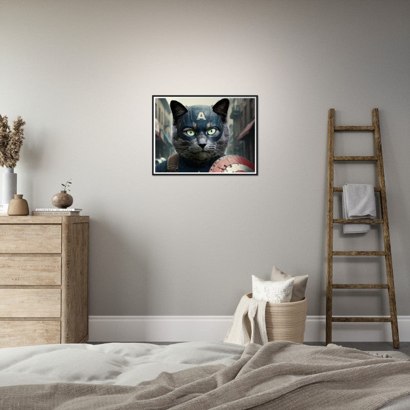 Captain America - Custom Pet Portrait