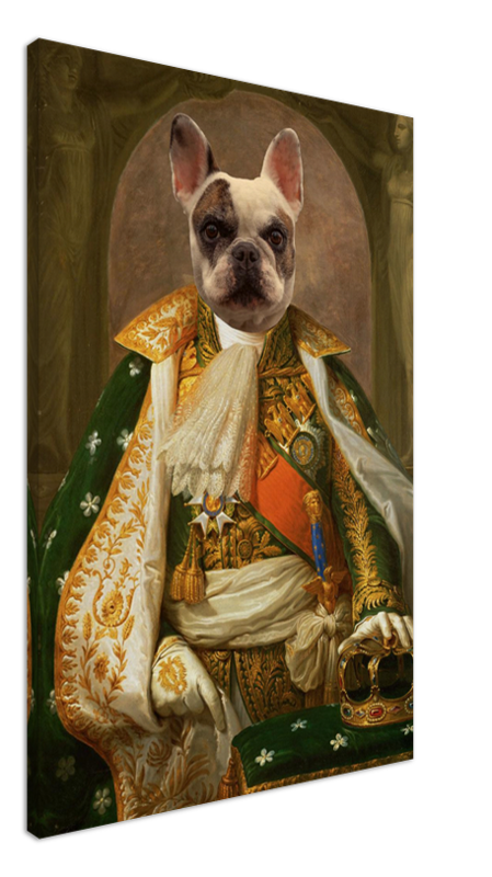 Napoleon - The Emperor's Throne - Custom Pet Canvas